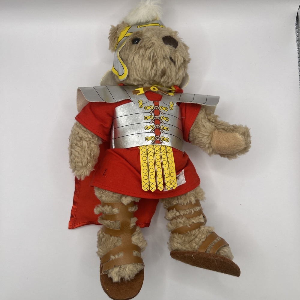 Hard Rock Cafe 2007 Gladiator Teddy Bear Rome Roman Centurion 11" Plush